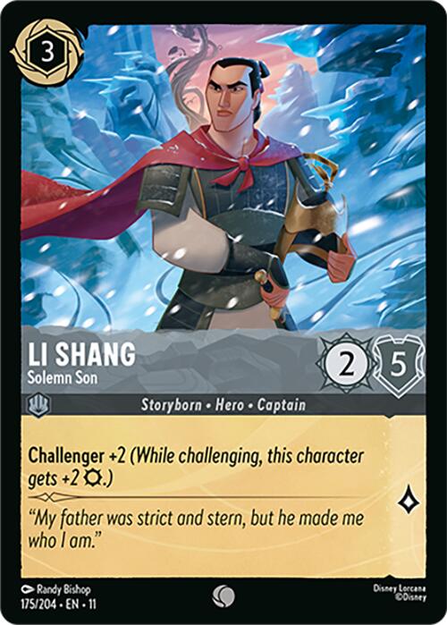 Li Shang - Solemn Son (175/204) [Winterspell] | Shuffle n Cut Hobbies & Games
