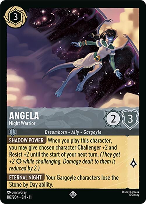 Angela - Night Warrior (187/204) [Winterspell] | Shuffle n Cut Hobbies & Games