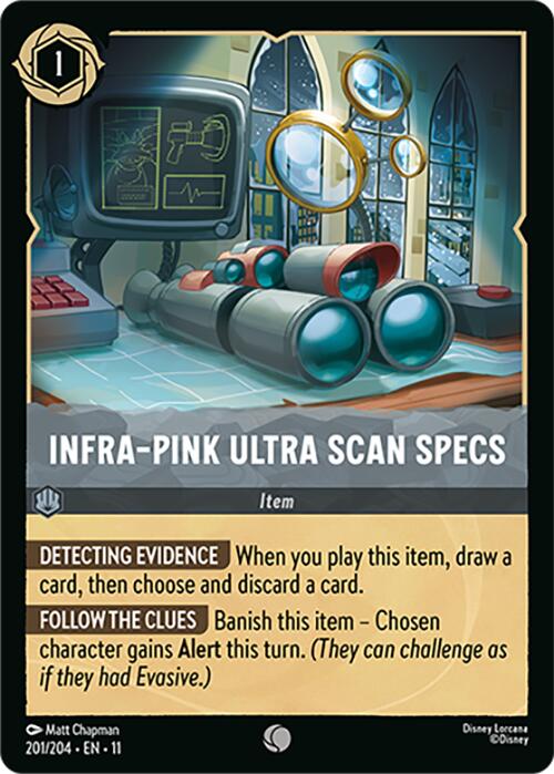 Infra-Pink Ultra Scan Specs (201/204) [Winterspell] | Shuffle n Cut Hobbies & Games