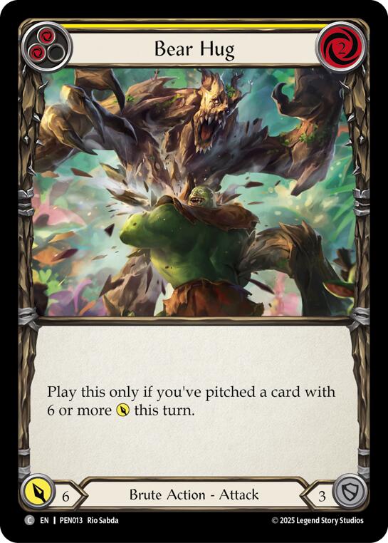 Bear Hug (Yellow) (Regular) [PEN013] (Compendium of Rathe) | Shuffle n Cut Hobbies & Games