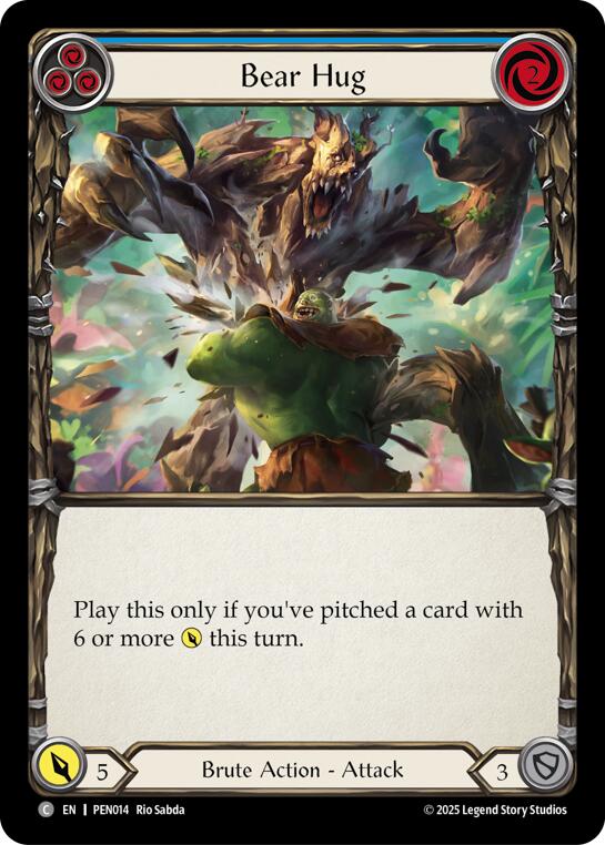 Bear Hug (Blue) (Regular) [PEN014] (Compendium of Rathe) | Shuffle n Cut Hobbies & Games