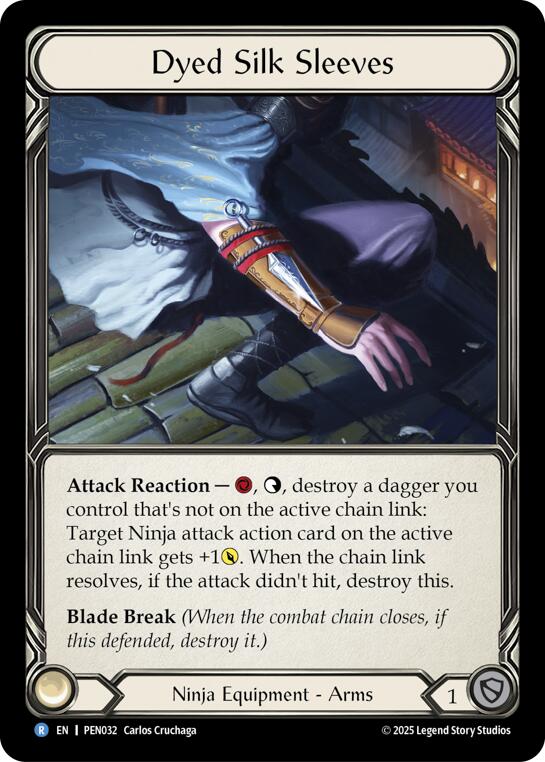 Dyed Silk Sleeves [PEN032] (Compendium of Rathe)  Cold Foil | Shuffle n Cut Hobbies & Games