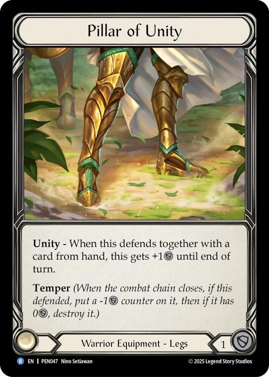 Pillar Of Unity [PEN047] (Compendium of Rathe)  Cold Foil | Shuffle n Cut Hobbies & Games