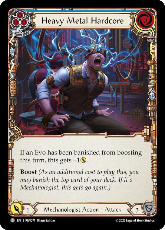 Heavy Metal Hardcore (Blue) (Regular) [PEN074] (Compendium of Rathe) | Shuffle n Cut Hobbies & Games