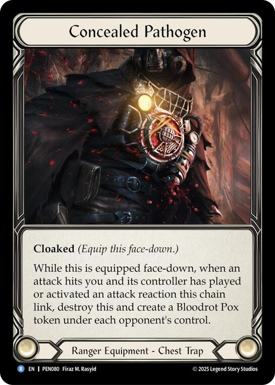 Concealed Pathogen [PEN080] (Compendium of Rathe)  Cold Foil | Shuffle n Cut Hobbies & Games