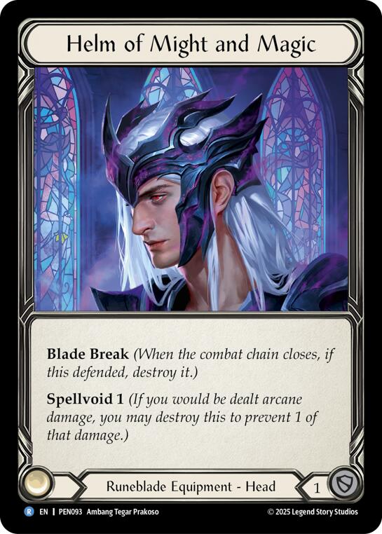 Helm Of Might And Magic [PEN093] (Compendium of Rathe)  Cold Foil | Shuffle n Cut Hobbies & Games
