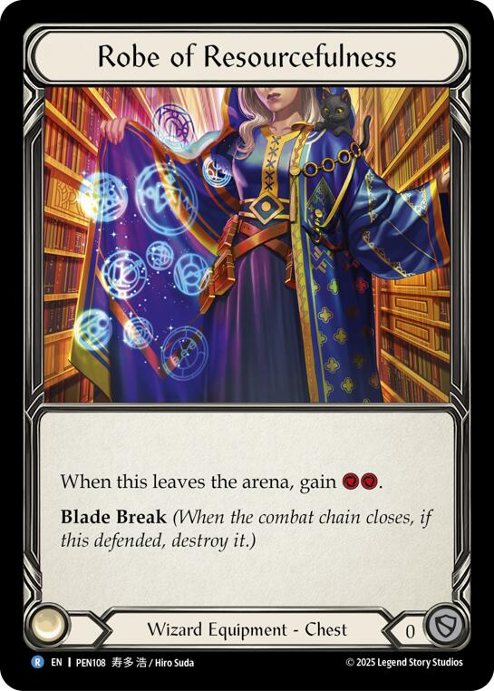 Robe Of Resourcefulness [PEN108] (Compendium of Rathe)  Cold Foil | Shuffle n Cut Hobbies & Games