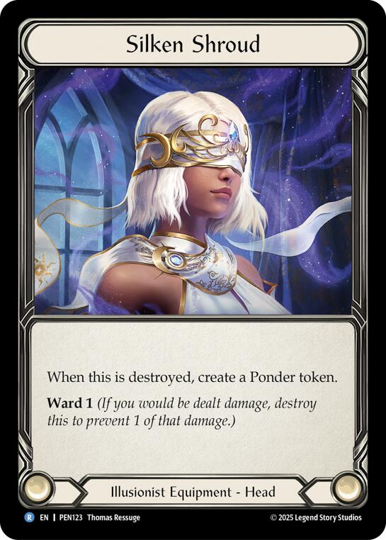 Silken Shroud [PEN123] (Compendium of Rathe)  Cold Foil | Shuffle n Cut Hobbies & Games