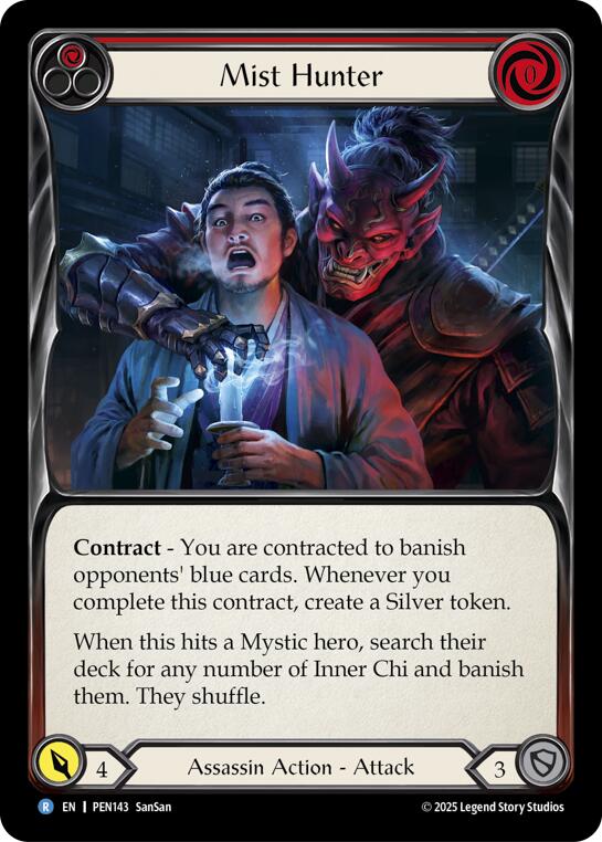 Mist Hunter (Red) (Regular) [PEN143] (Compendium of Rathe) | Shuffle n Cut Hobbies & Games