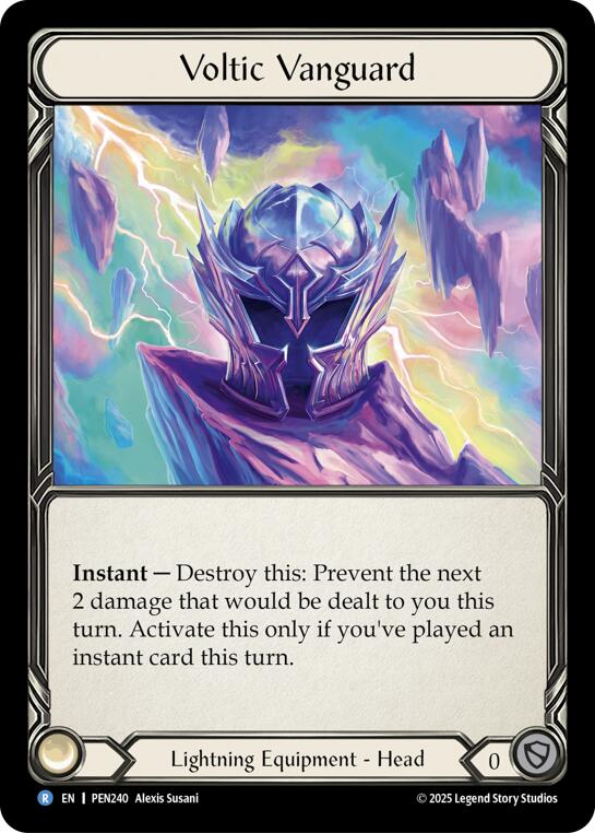 Voltic Vanguard [PEN240] (Compendium of Rathe)  Cold Foil | Shuffle n Cut Hobbies & Games