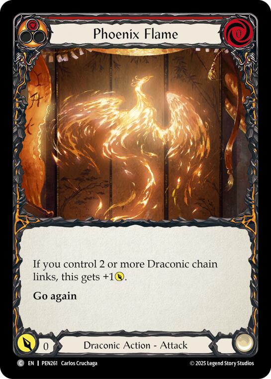 Phoenix Flame (Red) (Regular) [PEN261] (Compendium of Rathe) | Shuffle n Cut Hobbies & Games