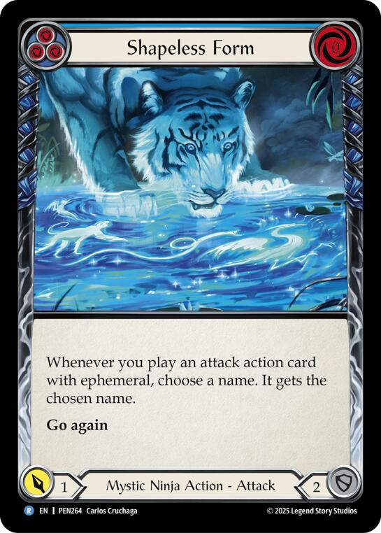 Shapeless Form (Blue) (Rainbow Foil) [PEN264] (Compendium of Rathe)  Rainbow Foil | Shuffle n Cut Hobbies & Games