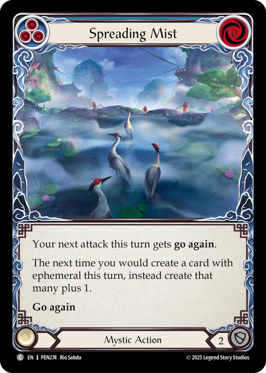 Spreading Mist (Blue) (Regular) [PEN274] (Compendium of Rathe) | Shuffle n Cut Hobbies & Games