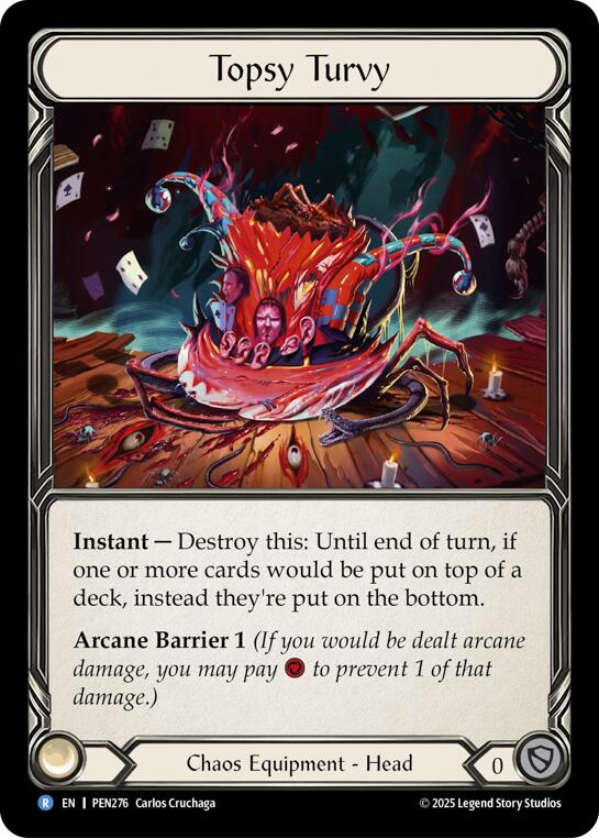 Topsy Turvy [PEN276] (Compendium of Rathe)  Cold Foil | Shuffle n Cut Hobbies & Games