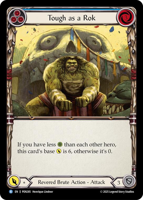 Tough As A Rok (Blue) (Regular) [PEN285] (Compendium of Rathe) | Shuffle n Cut Hobbies & Games