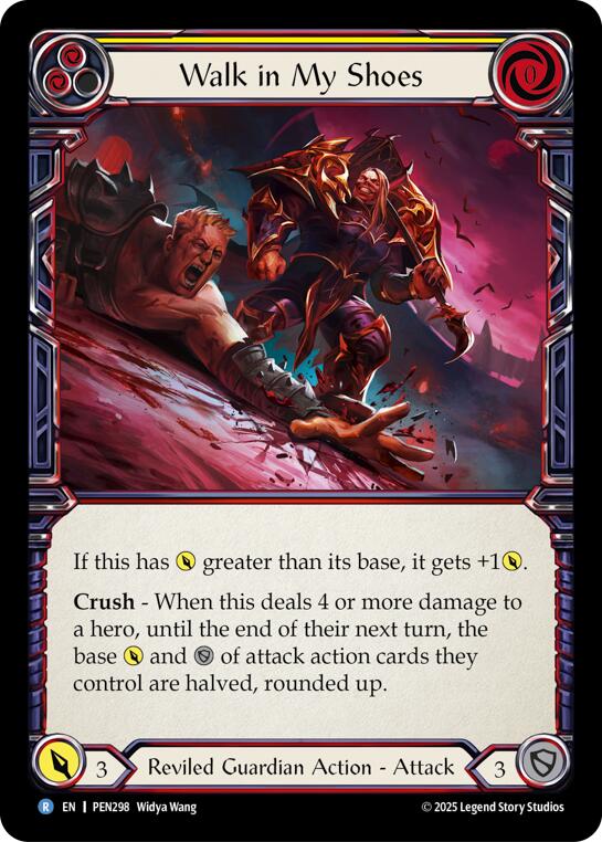 Walk In My Shoes (Yellow) (Regular) [PEN298] (Compendium of Rathe) | Shuffle n Cut Hobbies & Games