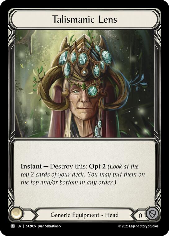 Talismanic Lens [SAZ005] (GEM Pack 2) | Shuffle n Cut Hobbies & Games