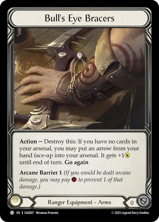 Bull's Eye Bracers [SAZ007] (Silver Age Chapter 2) | Shuffle n Cut Hobbies & Games