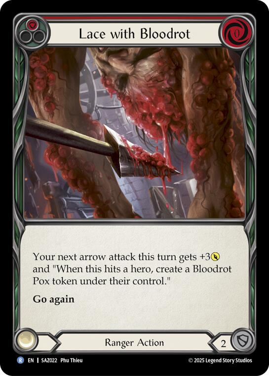 Lace with Bloodrot [SAZ022] (GEM Pack 2) | Shuffle n Cut Hobbies & Games