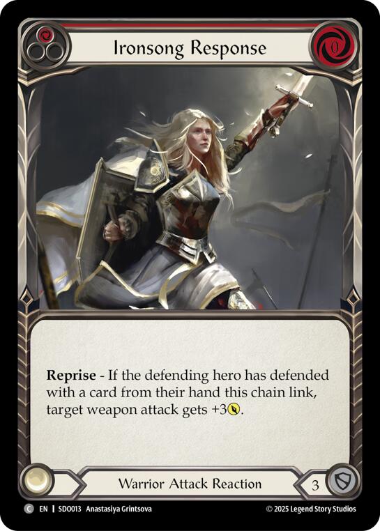 Ironsong Response (Red) (Regular) [SDO013] (GEM Pack 2) | Shuffle n Cut Hobbies & Games