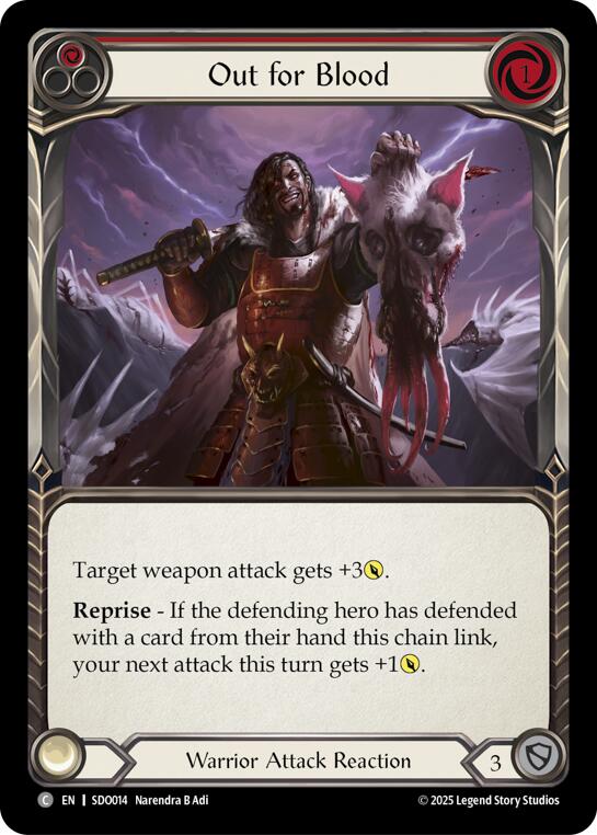 Out for Blood [SDO014] (GEM Pack 2) | Shuffle n Cut Hobbies & Games