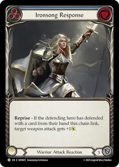 Ironsong Response (Blue) (Regular) [SDO025] (GEM Pack 2) | Shuffle n Cut Hobbies & Games