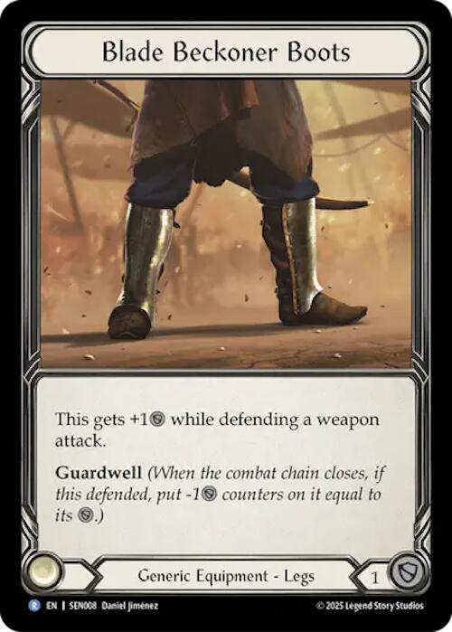 Blade Beckoner Boots [SEN008] (Silver Age Chapter 2) | Shuffle n Cut Hobbies & Games