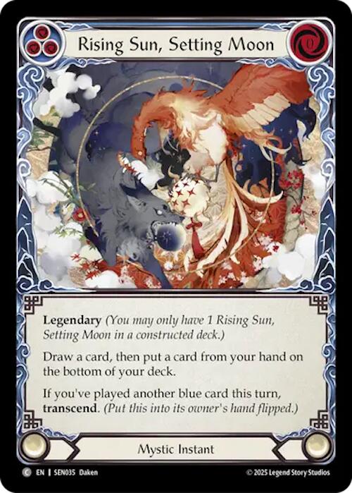 Rising Sun, Setting Moon // Inner Chi [SEN035] (GEM Pack 2) | Shuffle n Cut Hobbies & Games