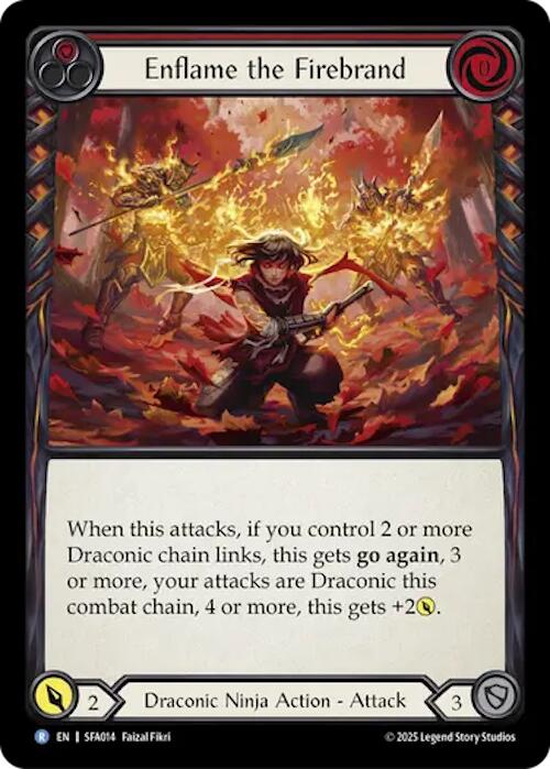Enflame the Firebrand [SFA014] (Silver Age Chapter 2) | Shuffle n Cut Hobbies & Games