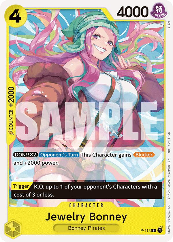 Jewelry Bonney (Heroines Battle Pack) [One Piece Promotion Cards] | Shuffle n Cut Hobbies & Games