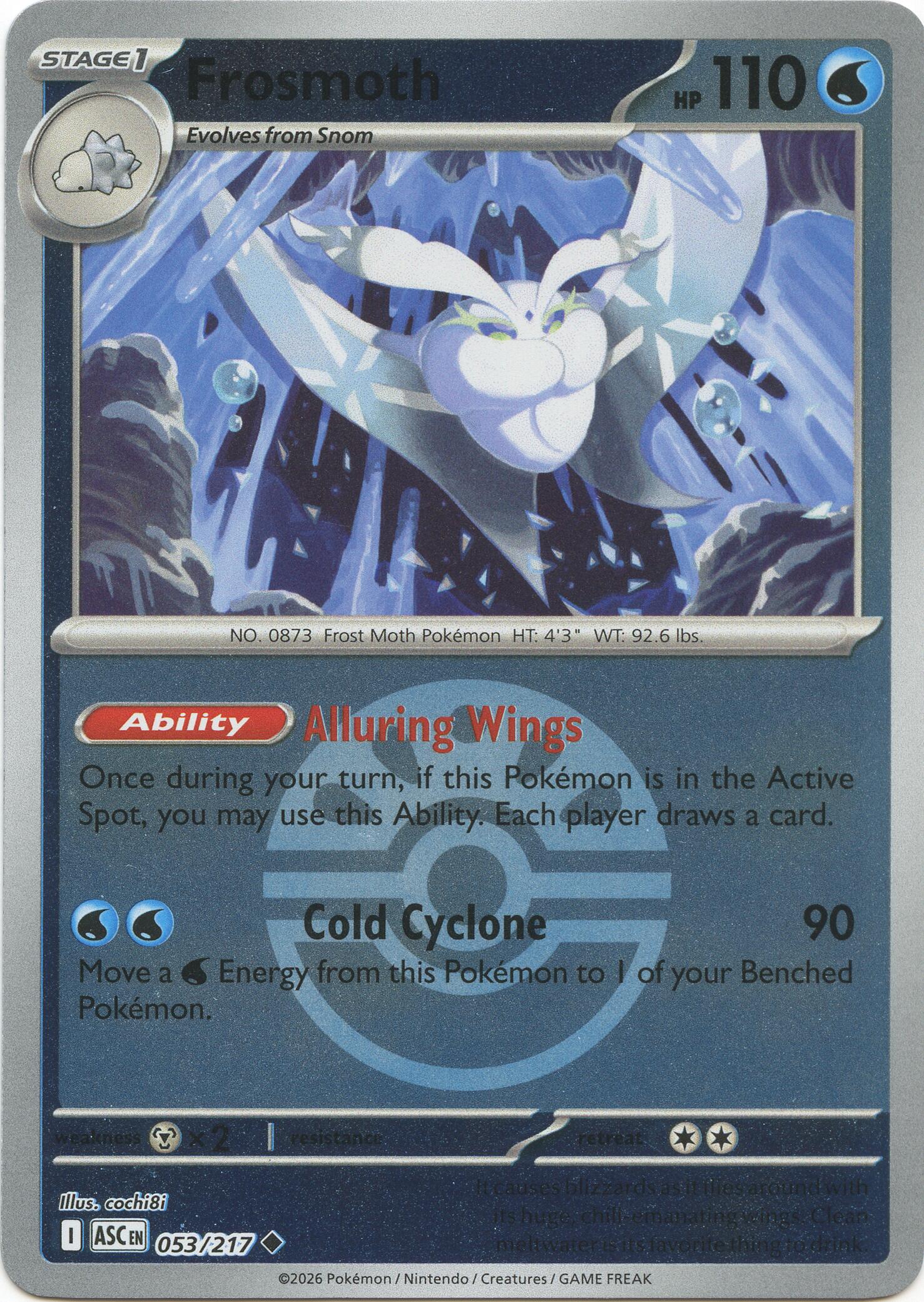 Frosmoth (053/217) (Friend Ball) [Mega Evolution: Ascended Heroes] | Shuffle n Cut Hobbies & Games