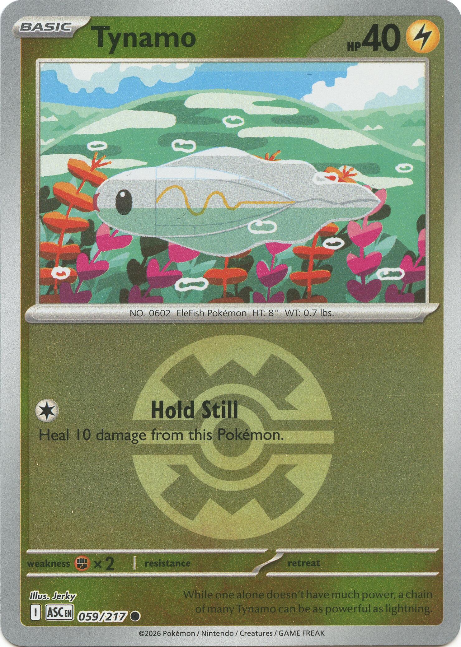 Tynamo (059/217) (Quick Ball) [Mega Evolution: Ascended Heroes] | Shuffle n Cut Hobbies & Games