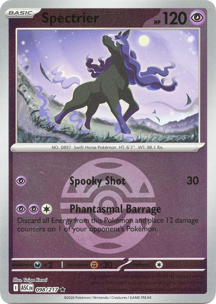 Spectrier (098/217) (Dusk Ball) [Mega Evolution: Ascended Heroes] | Shuffle n Cut Hobbies & Games