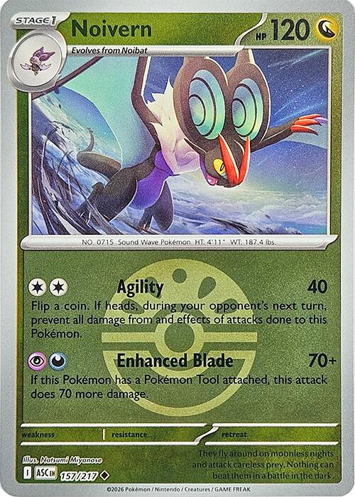 Noivern (157/217) (Friend Ball) [Mega Evolution: Ascended Heroes] | Shuffle n Cut Hobbies & Games