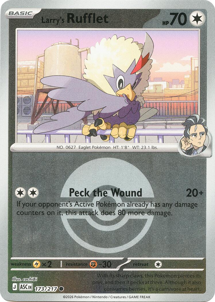 Larry's Rufflet (173/217) (Poke Ball) [Mega Evolution: Ascended Heroes] | Shuffle n Cut Hobbies & Games