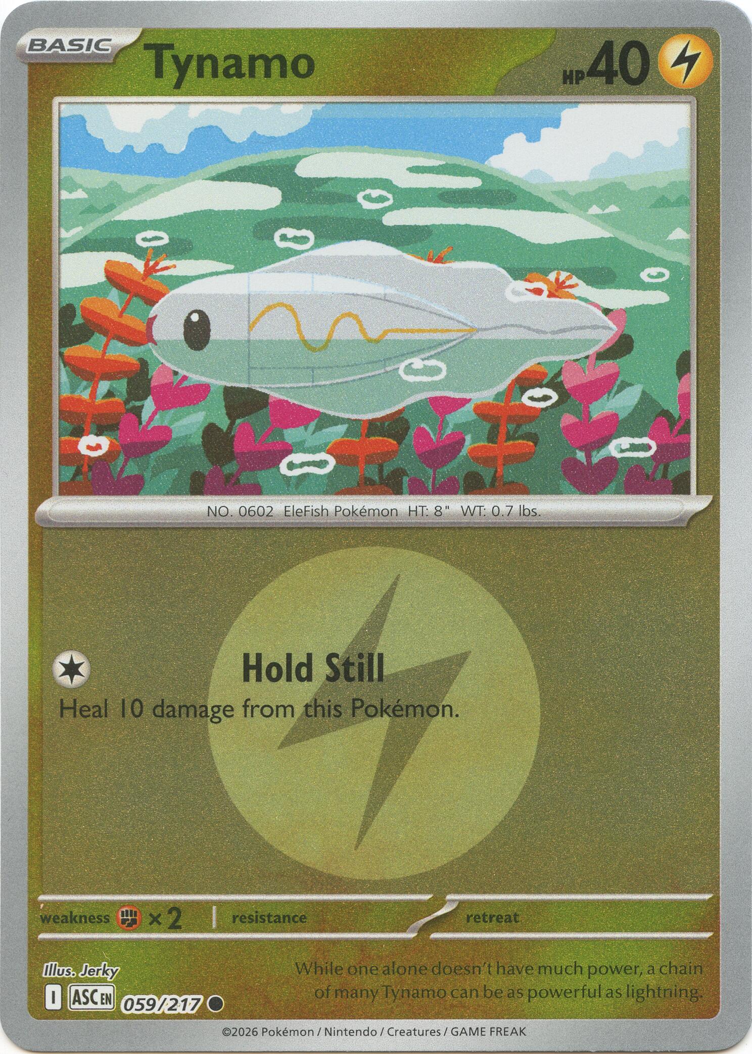 Tynamo (059/217) (Energy Symbol Pattern) [Mega Evolution: Ascended Heroes] | Shuffle n Cut Hobbies & Games