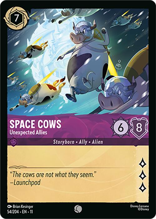 Space Cows - Unexpected Allies (54/204) [Winterspell] | Shuffle n Cut Hobbies & Games