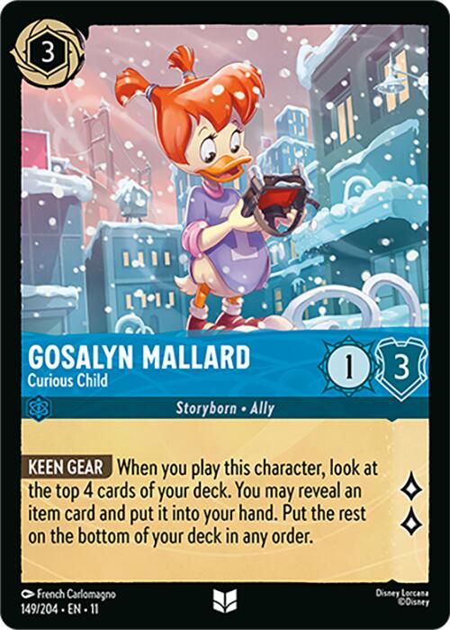 Gosalyn Mallard - Curious Child (149/204) [Winterspell] | Shuffle n Cut Hobbies & Games