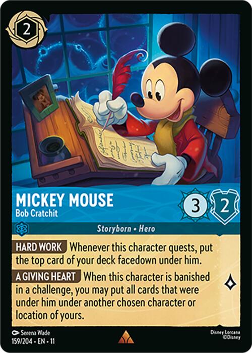 Mickey Mouse - Bob Cratchit (159/204) [Winterspell] | Shuffle n Cut Hobbies & Games