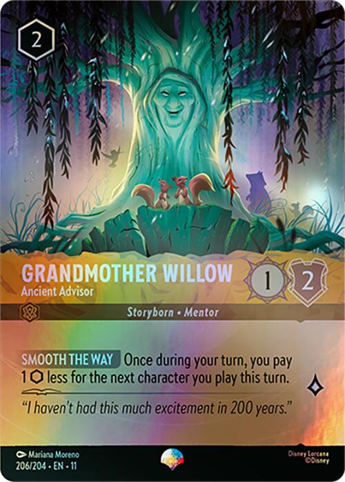 Grandmother Willow - Ancient Advisor (Epic) (206/204) [Winterspell] | Shuffle n Cut Hobbies & Games