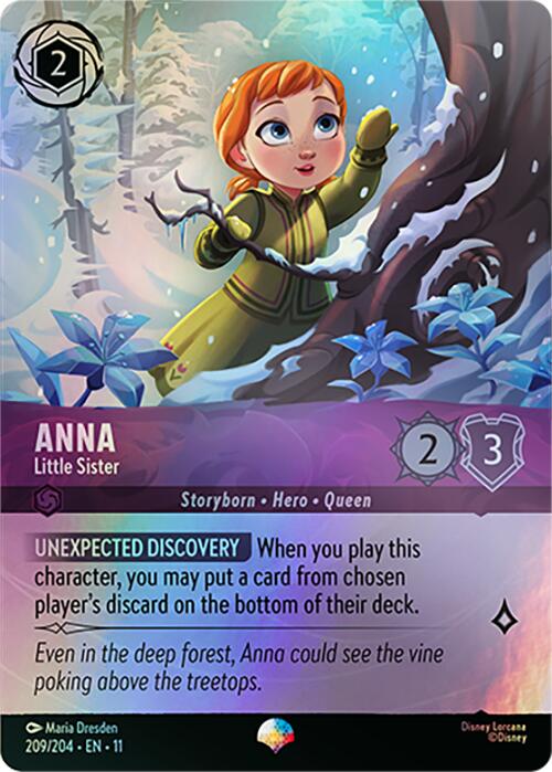 Anna - Little Sister (Epic) (209/204) [Winterspell] | Shuffle n Cut Hobbies & Games
