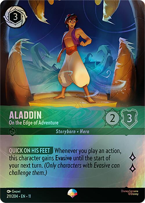 Aladdin - On the Edge of Adventure (Epic) (211/204) [Winterspell] | Shuffle n Cut Hobbies & Games