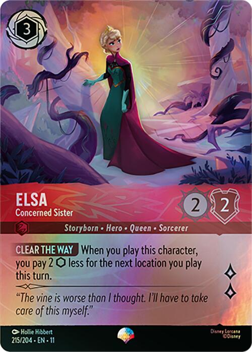 Elsa - Concerned Sister (Epic) (215/204) [Winterspell] | Shuffle n Cut Hobbies & Games