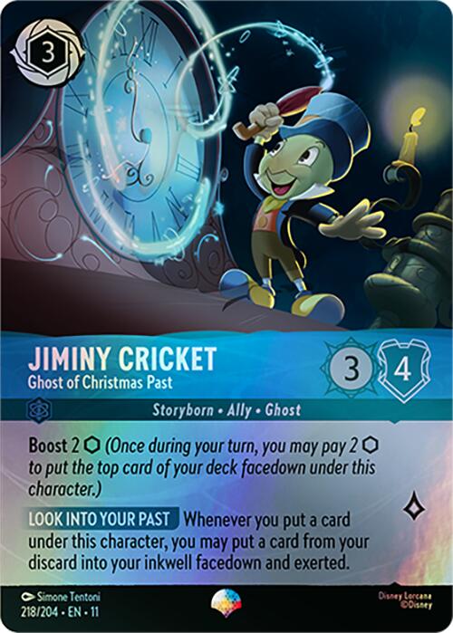 Jiminy Cricket - Ghost of Christmas Past (Epic) (218/204) [Winterspell] | Shuffle n Cut Hobbies & Games