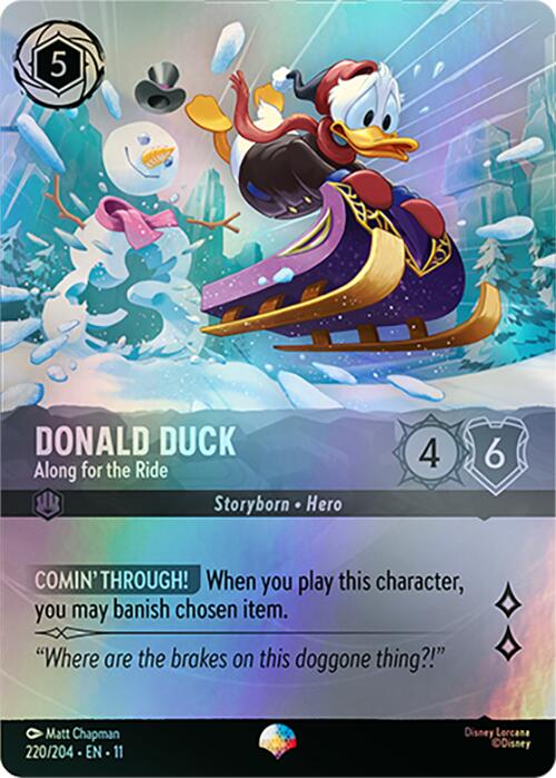 Donald Duck - Along for the Ride (Epic) (220/204) [Winterspell] | Shuffle n Cut Hobbies & Games