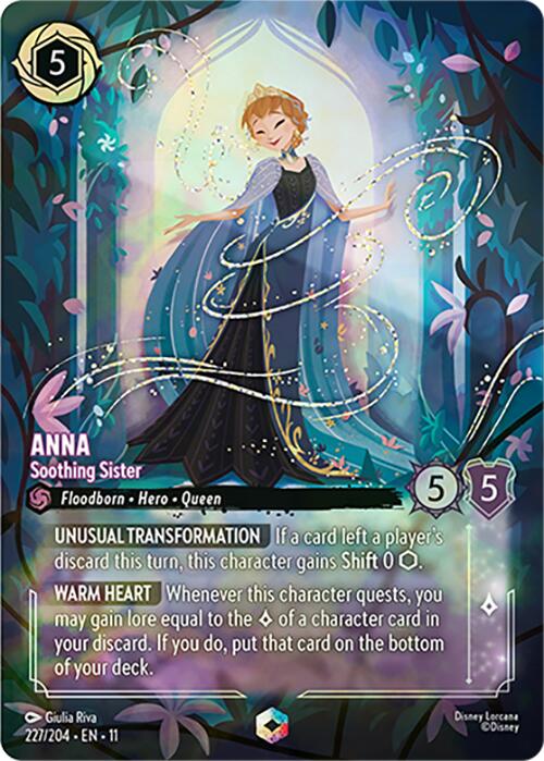 Anna - Soothing Sister (Enchanted) (227/204) [Winterspell] | Shuffle n Cut Hobbies & Games