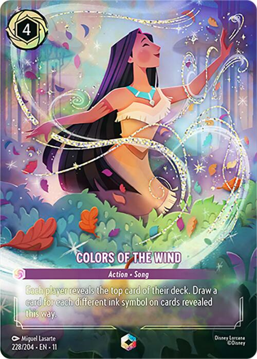 Colors of the Wind (Enchanted) (228/204) [Winterspell] | Shuffle n Cut Hobbies & Games