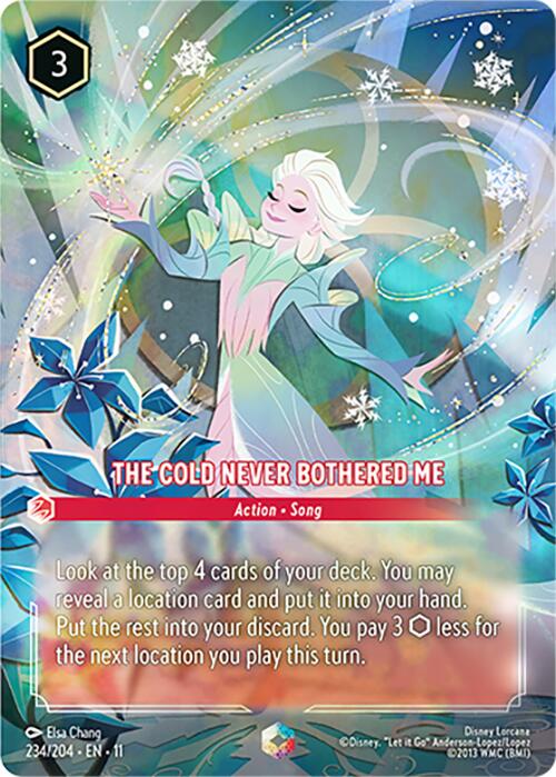 The Cold Never Bothered Me (Enchanted) (234/204) [Winterspell] | Shuffle n Cut Hobbies & Games