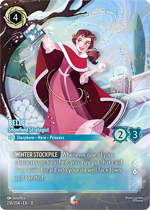 Belle - Snowfield Strategist (Enchanted) (236/204) [Winterspell] | Shuffle n Cut Hobbies & Games