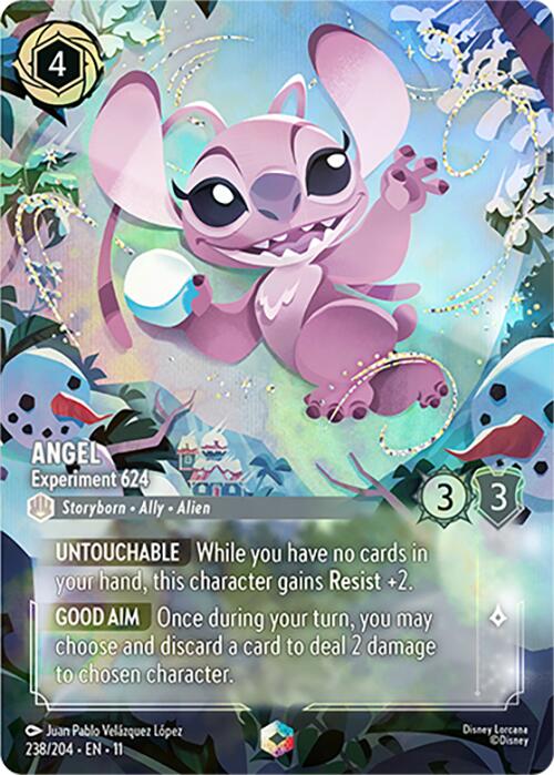 Angel - Experiment 624 (Enchanted) (238/204) [Winterspell] | Shuffle n Cut Hobbies & Games
